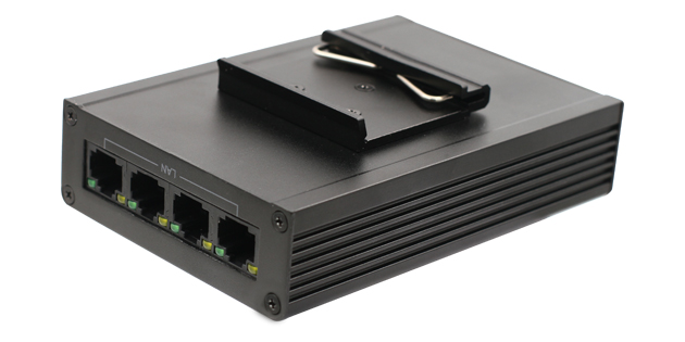 4-Ch Din-rail Ethernet Extender