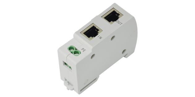 Din-rail Gigabit PoE Surge Protector