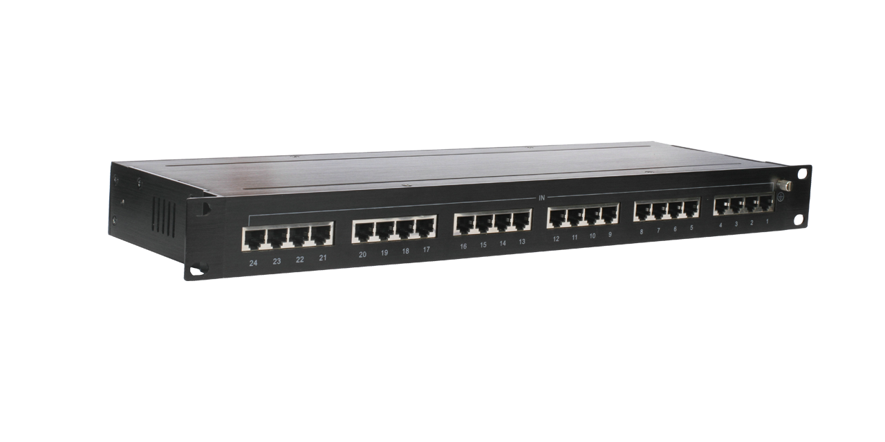24-Ch Gigabit PoE Surge Protector